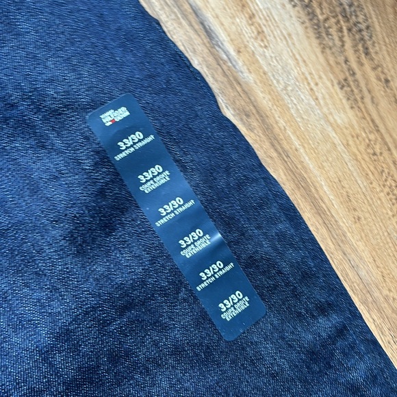 Tommy Hilfiger Blue Stretch Straight Jeans - Picture 2 of 6